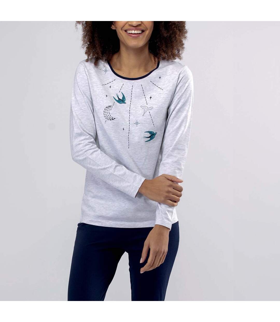 Pyjama COTON MELISSA BROWN BIR Pack de 2