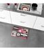 Tapis de Cuisine Digital Menu 40x60cm Rouge-4