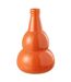Vase Design en Verre Cocoon 45cm Orange-1