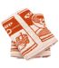 Lot de 2 torchons de cuisine éponge coton SOUP-1