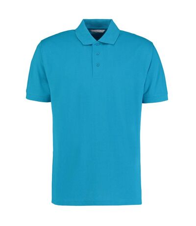 Polo À Manches Courtes Homme Turquoise Kustom Kit