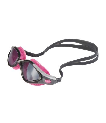 Speedo Womens/Ladies Futura Biofuse Flexiseal Swimming Goggles (Pink/Smoke) - UTRD117