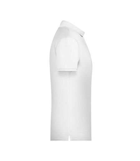 Polo Basic Homme Blanc James And Nicholson