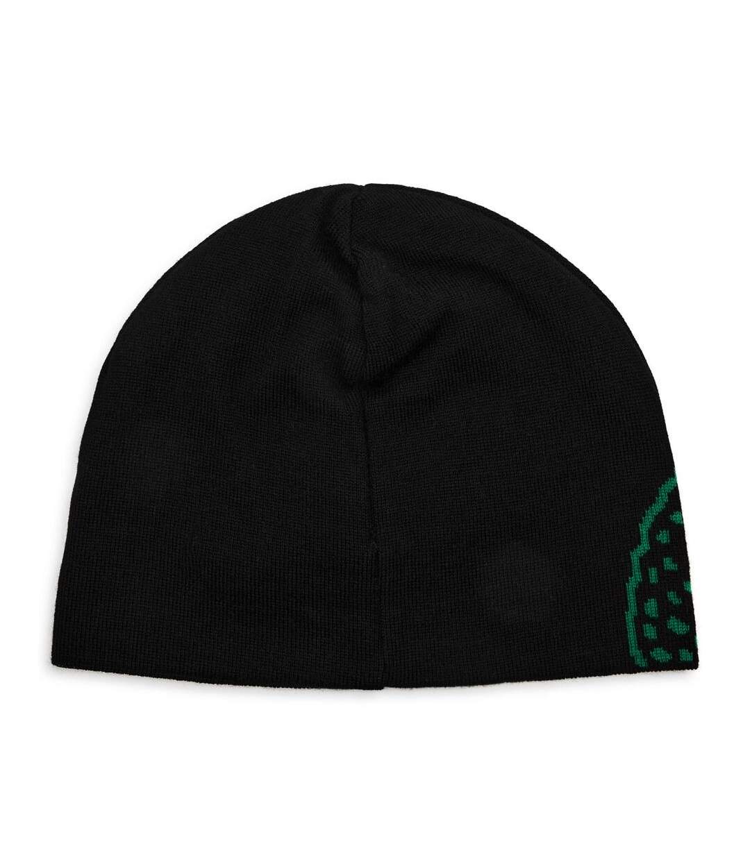 Bonnet noir/vert homme lacoste broderie-2