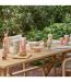 Lot de 6 Assiettes Réutilisables Soléa 25cm Multicolore-4