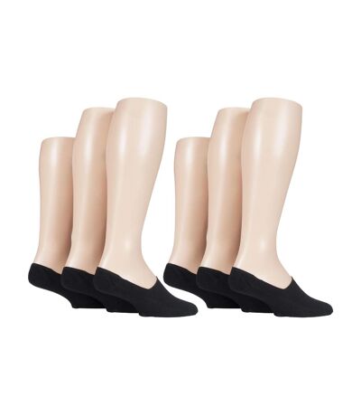 6 Pack Mens Invisible No Show Socks with Silicone Grip