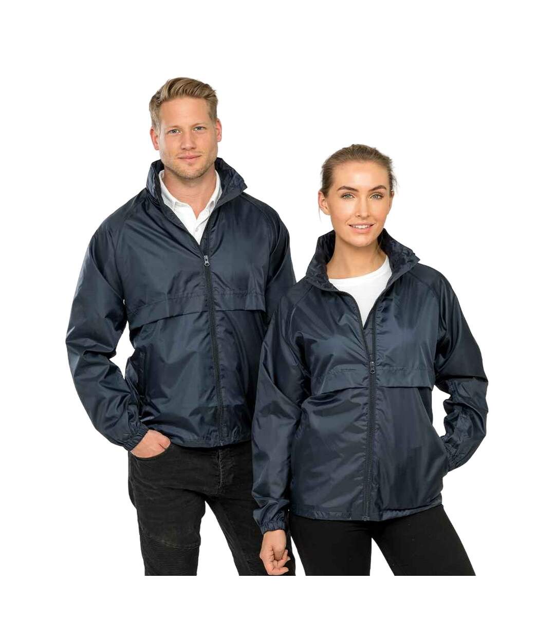 Veste imperméable core adulte bleu marine Result Core-2