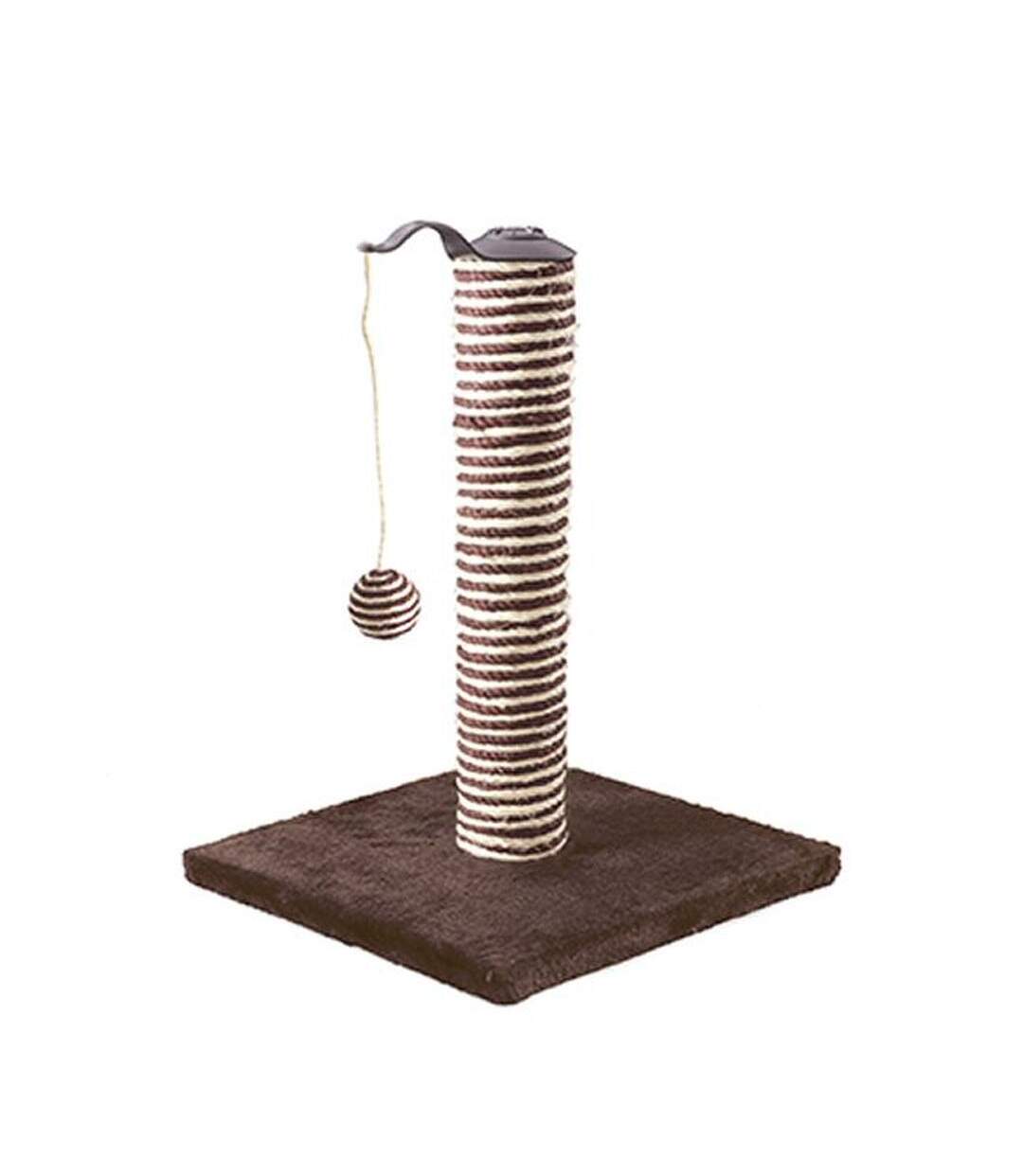 Premo deluxe cat scratching post 45cm high chocolate brown Ancol-2