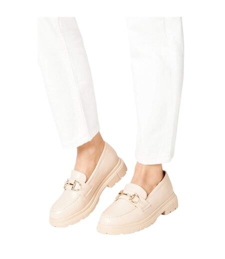 Mocassins luna femme beige Faith