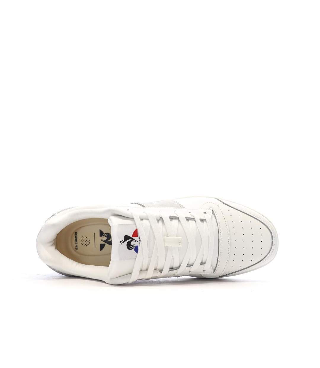 Baskets blanches/grises homme le coq sportif olympia-4