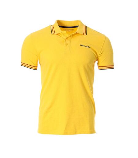 Polo jaune/rouge homme teddy smith pasian - 3xl