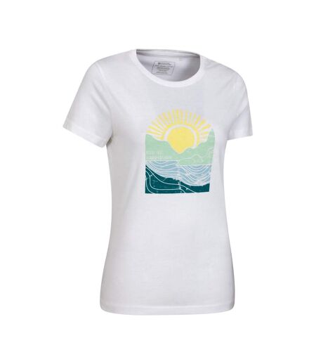 Mountain Warehouse - T-shirt NEVER LOST - Femme (Blanc) - UTMW3053