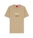 T-shirt Motif/style Logo Tonal Dusplit Homme Beige Hugo-2