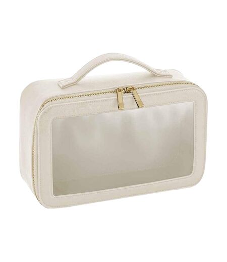 Boutique clear toiletry bag one size oyster Bagbase