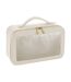 Boutique clear toiletry bag one size oyster Bagbase-1