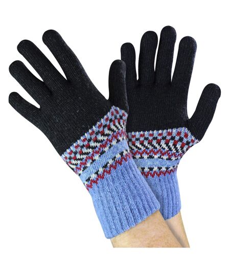 Mens Wool Gloves | Winter Cute Fairisle Gloves for Cold Weather