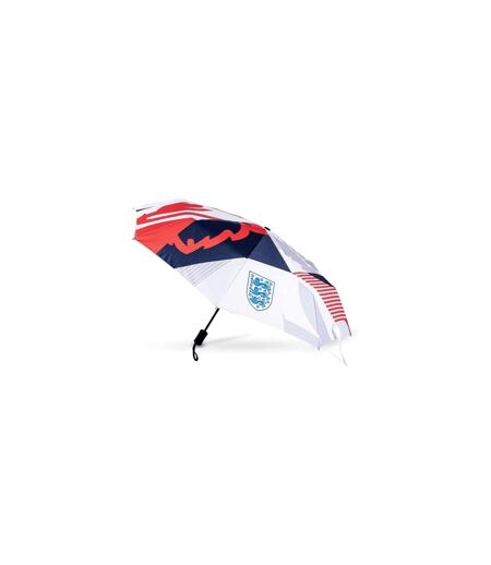 England FA - Parapluie pliant (Rouge / Blanc / Bleu marine) (Taille unique) - UTBS3381