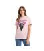 Womens/ladies 74 Blondie T-shirt Pink 182 Amplified-3