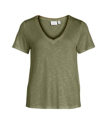 T-Shirt vert femme vila vinoel