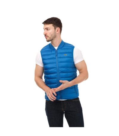 Doudoune sans manches homme bleu Lacoste