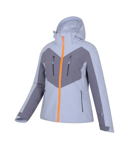 Womens/ladies Valais Waterproof Waterproof Ski Jacket Purple Mountain Warehouse
