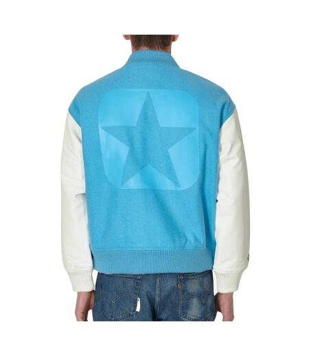 Blouson Turquoise/Blanc Homme Converse x FRGMT Varsity Jacket - 3XL