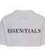 Womens/ladies Essentials Logo Boyfriend T-shirt Off White Blank Essentials-3