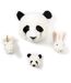 Peluche trophée mini set de 3 petites têtes Lovely-5