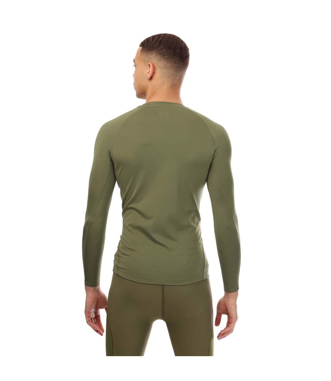 Haut Manches Longues Series-2 Homme Vert Kaki Skins-2