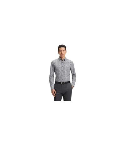 Chemise Manches Longues Motif/style Floral Homme Vert Boss