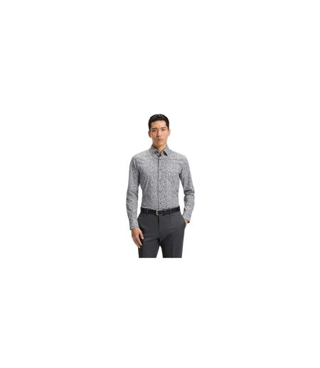 Chemise Manches Longues Motif/style Floral Homme Vert Boss