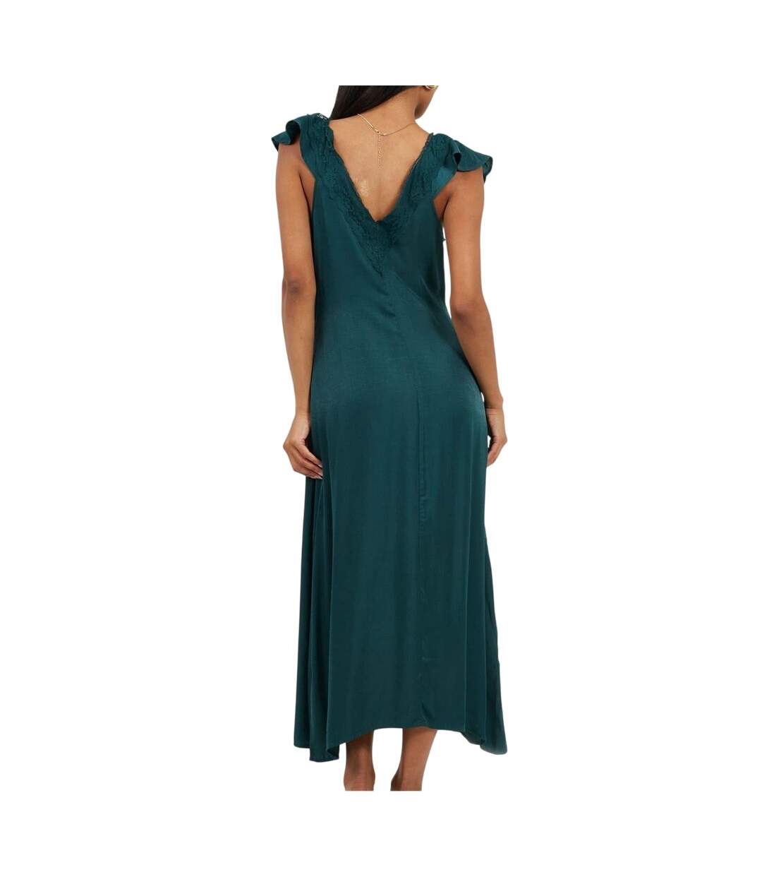 Womens/ladies Regular Maxi Dress Emerald Brave Soul-3