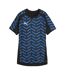 Womens/ladies Training T-shirt Black Blue Puma-2