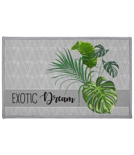 Tapis Déco Rectangulaire Exographic 50x80cm Gris