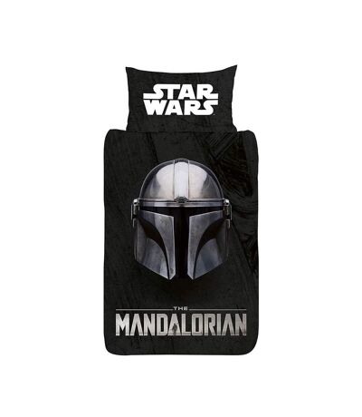 Star Wars: The Mandalorian - Parure de lit (Noir / Blanc) - UTAG3062