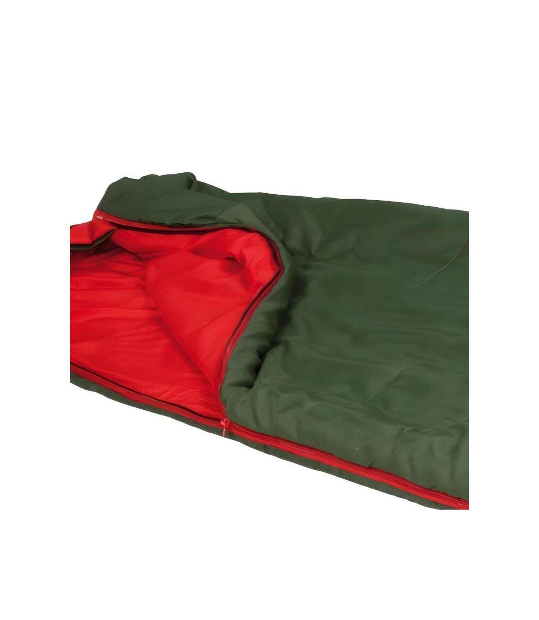Sac De Couchage Momie Camping Pak Régulier Vert Rouge High Peak-4