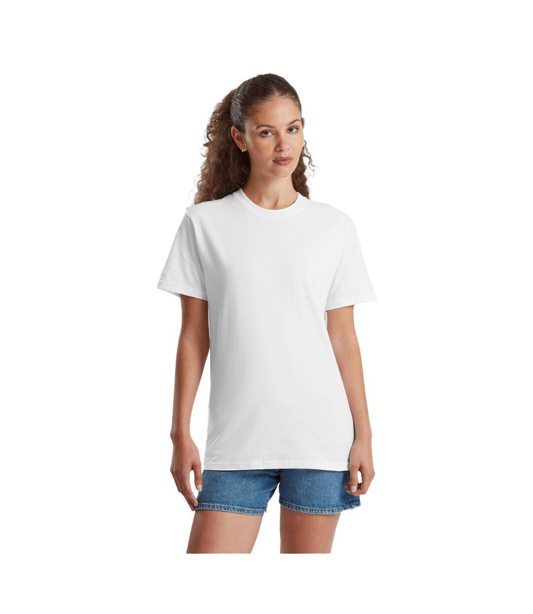 Unisex Adult Pure Cotton T-shirt White Fruit Of The Loom-4