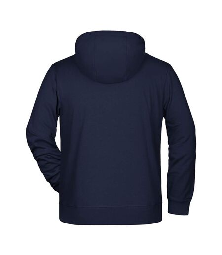 Veste À Capuche Homme Bleu Marine James And Nicholson