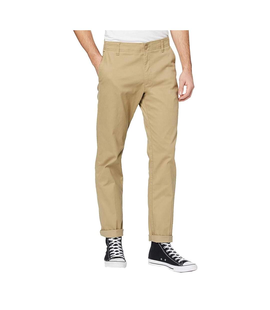 Pantalon Chino Taupe Homme Lee Slim - W30-L34