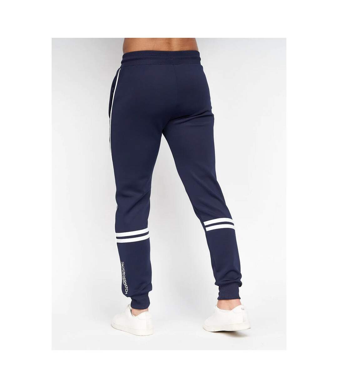 Crosshatch Mens Klaman Tracksuit (Navy/Red)