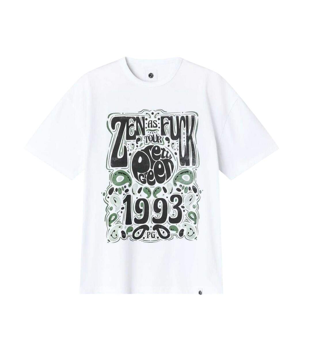 T-shirt Motif/style Lettrage Homme Blanc Pretty Green-2