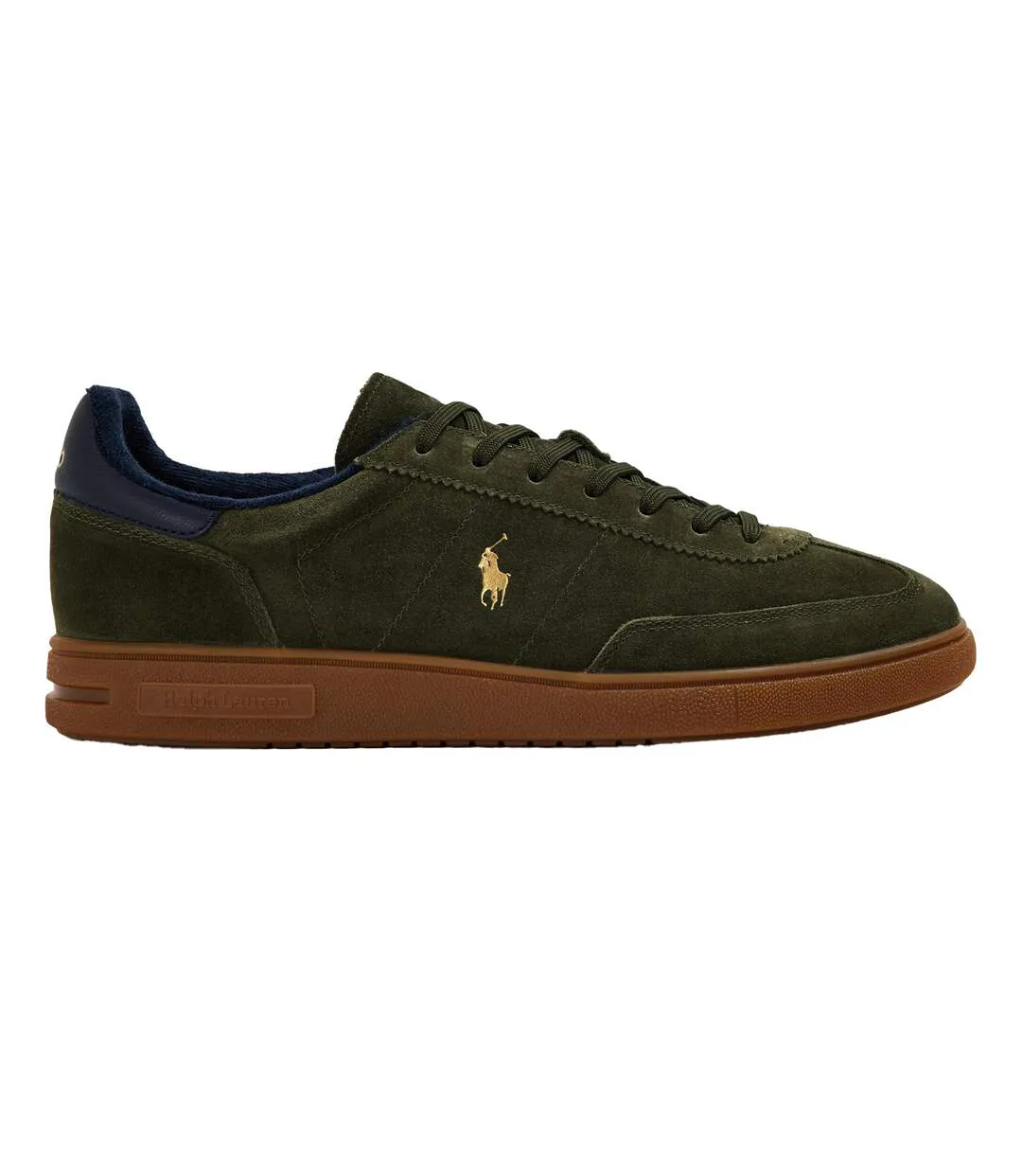 Baskets Bedford Homme Kaki Bleu Marine Ralph Lauren-1