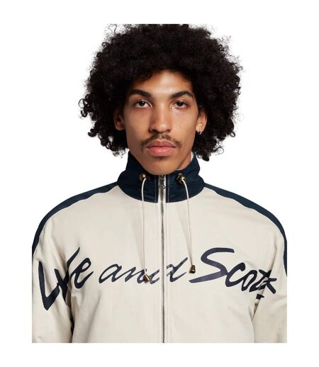 Mens Panelled Sport Jacket White Lyle & Scott