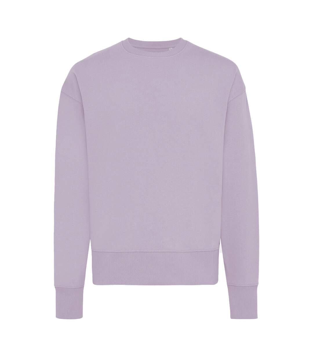 Unisex adult kruger recycled cotton crew neck relaxed fit sweatshirt lavender Iqoniq-1