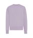 Unisex adult kruger recycled cotton crew neck relaxed fit sweatshirt lavender Iqoniq-1