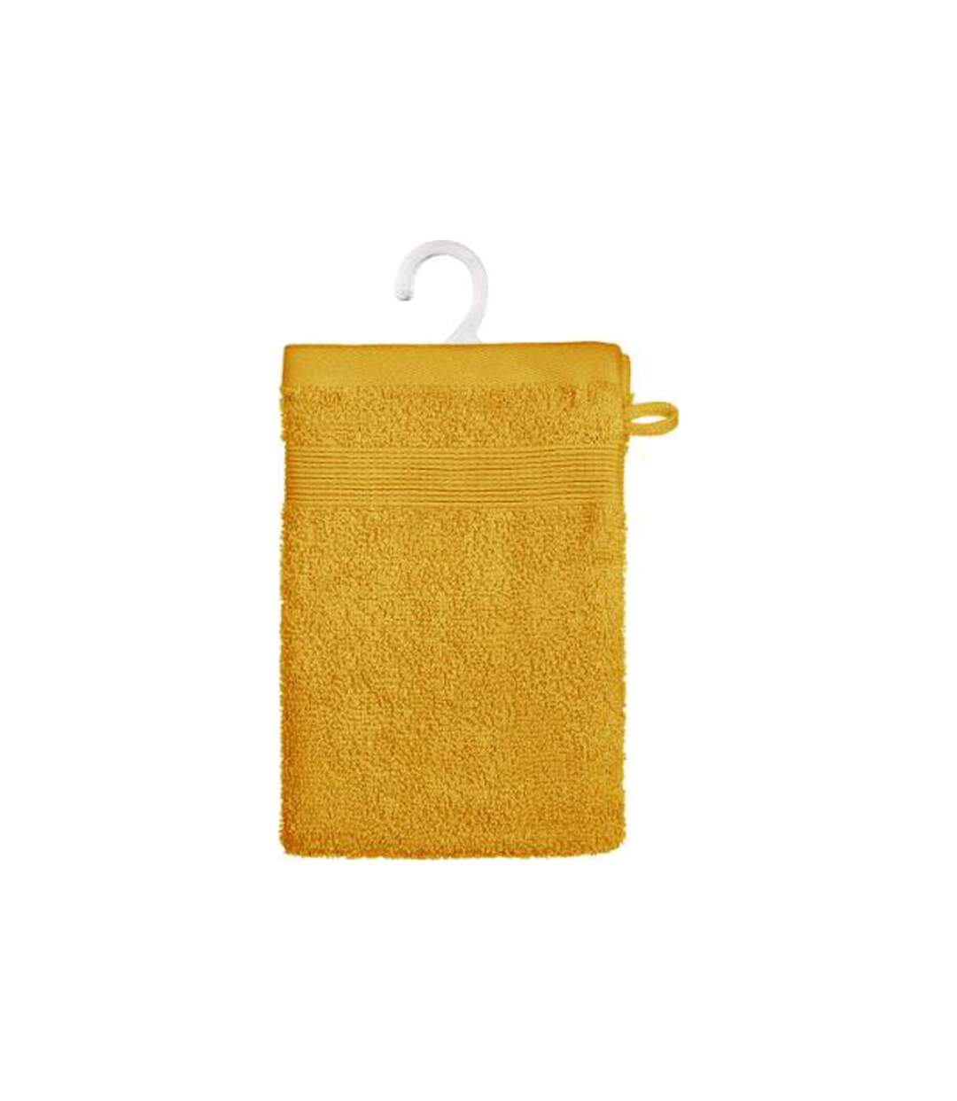 Lot de 2 Gants de Toilette Confort 15x21cm Ocre