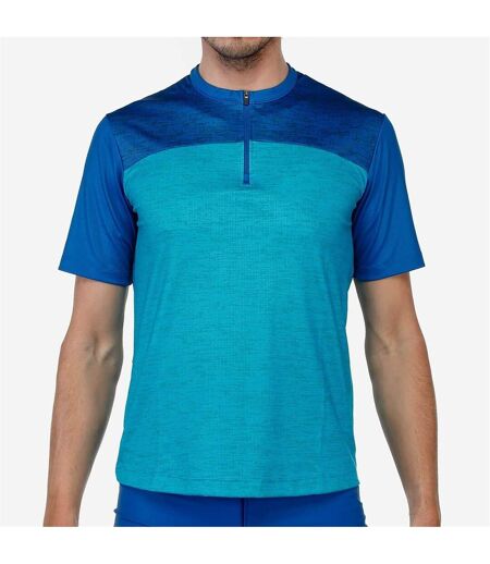 Maillot De Cyclisme Manches Courtes Sentiero Homme Turquoise Vif Bicycle Line