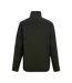 Mens Highton Fleece Full Zip Midlayer Dark Khaki Black Regatta-3