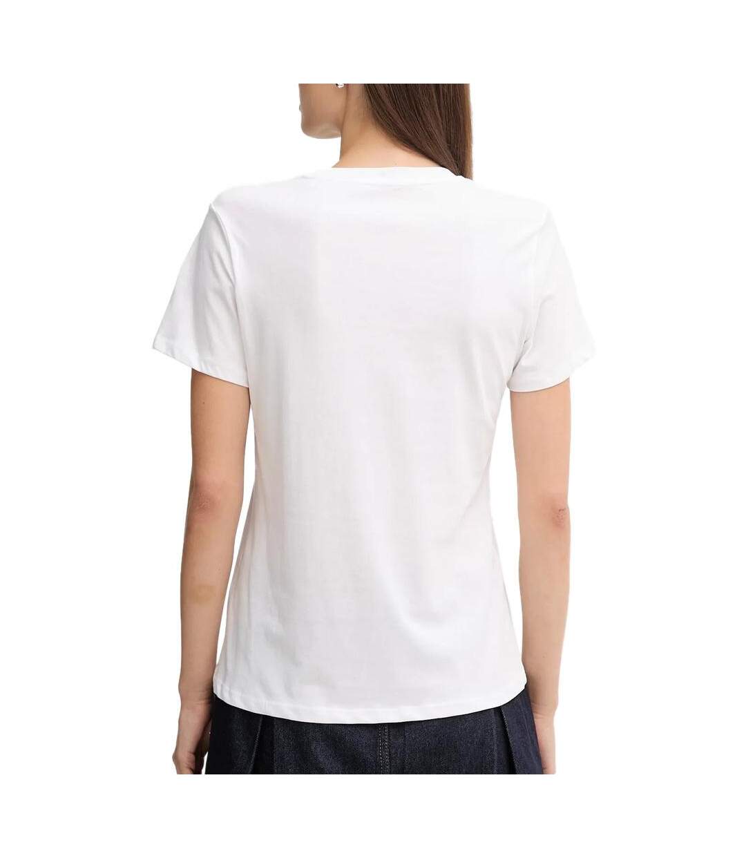 T-Shirt blanc femme pepe jeans bero-2