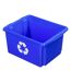 Set support en métal et caisses de recyclage Nesta 4 caisses de 32 litres